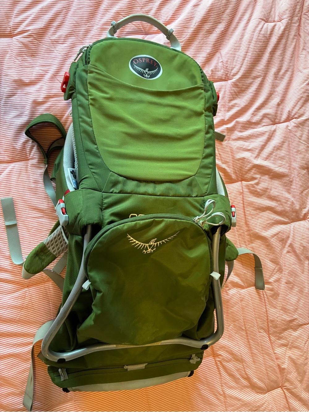 OSPREY Poco AG Green Child Carrier Pack